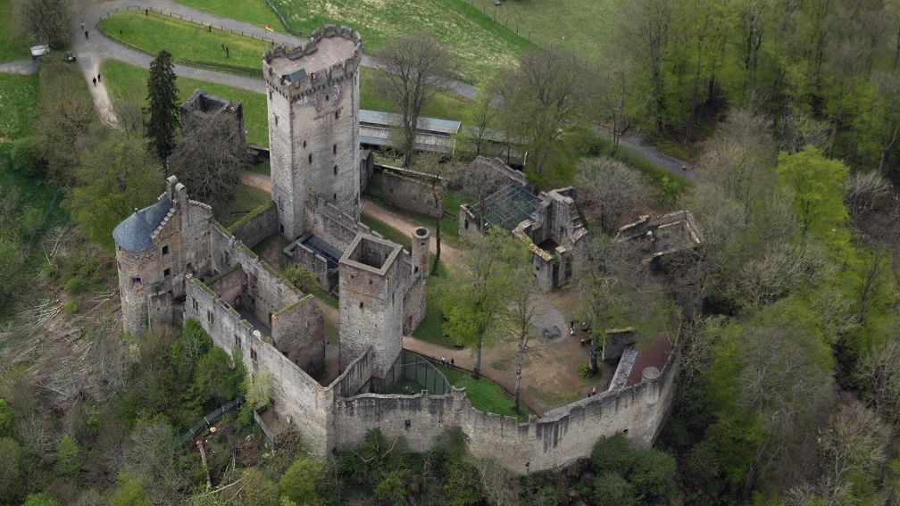Kasselburg mit Adler und Wolfspark